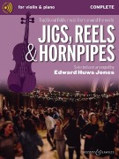 Cover-Bild zum Titel 'Jigs, Reels & Hornpipes - Violine (2 Violinen) und Klavier, Gitarre ad libitum.' von ''
