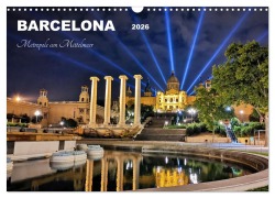 Cover-Bild zum Titel 'BARCELONA - Metropole am Mittelmeer (Wandkalender 2026 DIN A3 quer), CALVENDO Monatskalender' von 'Konstanze Junghannns'