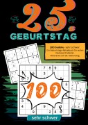 Cover-Bild zum Titel '25. Geburtstag- Sudoku Geschenkbuch' von 'Geburtstage mit Sudoku'