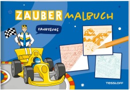 Cover-Bild zum Titel 'Zaubermalbuch. Fahrzeuge' von ''