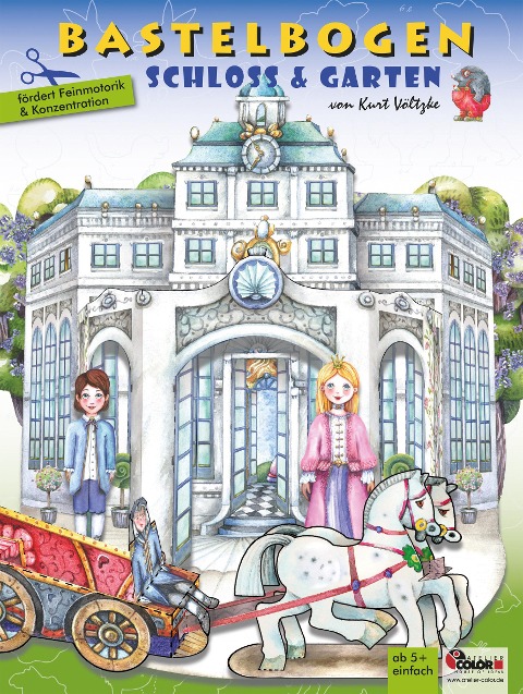 Schloss & Garten Bastelbogen - 