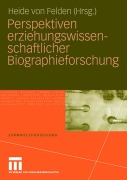 Cover-Bild zum Titel 'Perspektiven erziehungswissenschaftlicher Biographieforschung' von ''