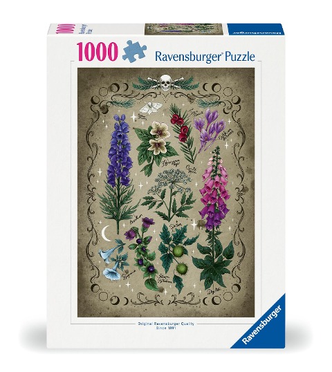 Erwachsenenpuzzle 1000 Teile - Giftpflanzen - 