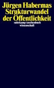 Cover-Bild zum Titel 'Strukturwandel der Öffentlichkeit' von 'Jürgen Habermas'