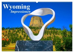 Cover-Bild zum Titel 'Wyoming ¿ Impressionen (Wandkalender 2026 DIN A2 quer), CALVENDO Monatskalender' von 'Elisabeth Stanzer'