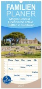 Cover-Bild zum Titel 'Familienplaner 2027 - Magna Graecia - Griechische antike Stätten in Süditalien mit 5 Spalten (Wandkalender, 21 x 45 cm) CALVENDO' von 'Dieter Meyer'
