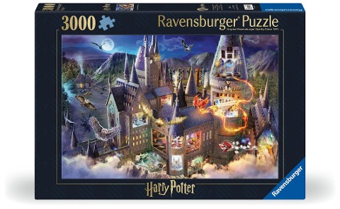 Ravensburger Puzzle 17561 - Hogwarts Interior - 3000 Teile Harry Potter Puzzle für Erwachsene und Kinder ab 14 Jahren - 