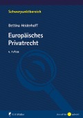 Cover-Bild zum Titel 'Europäisches Privatrecht' von 'Bettina Heiderhoff'