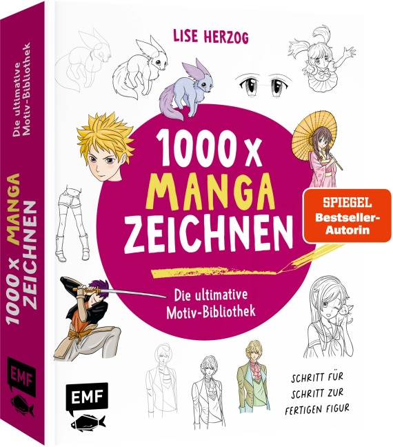 Die ultimative Motiv-Bibliothek - 1000 x Manga zeichnen - Lise Herzog