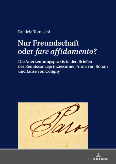 Nur Freundschaft oder 'fare affidamento'? - Daniela Tomasini