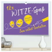 12 x WITZE-Spaß - Bastelkalender (hochwertiger Premium Wandkalender 2026 DIN A2 quer), Kunstdruck in Hochglanz - ROTH-Design ROTH-Design