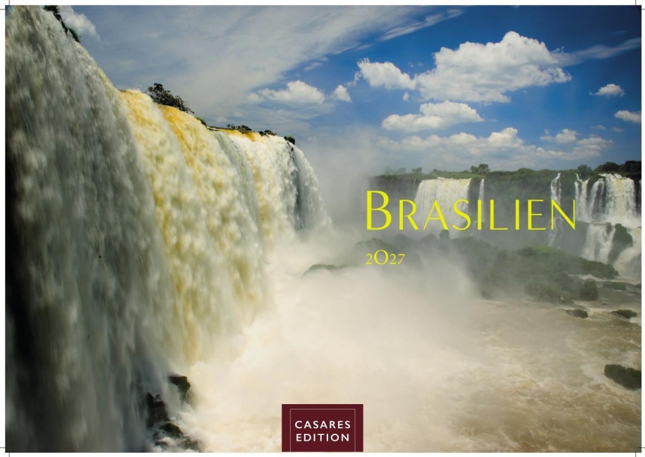 Brasilien Kalender 2027 - Wandkalender | Fotokalender Südamerika 24x35cm - Bildkalender mit beeindruckenden Fotos von Regenwald, Küste & Metropolen für Fernweh & Fans - 