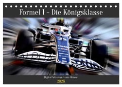 Cover-Bild zum Titel 'Formel 1 - Die Königsklasse (Tischkalender 2026 DIN A5 quer), CALVENDO Monatskalender' von 'Jean-Louis Glineur'