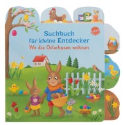 Cover-Bild zum Titel 'Suchbuch für kleine Entdecker. Wo die Osterhasen wohnen' von 'Tanja Andersen'