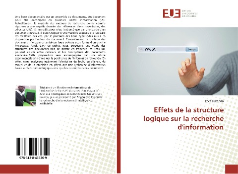 Effets de la structure logique sur la recherche d'information - Ecca Lukendo