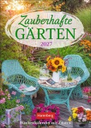 Cover-Bild zum Titel 'Zauberhafte Gärten Wochenkalender 2027 - mit Zitaten' von ''