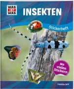 Cover-Bild zum Titel 'WAS IST WAS Stickerheft Insekten' von 'Linda Thiele, Christina Braun'
