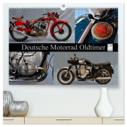 Cover-Bild zum Titel 'Deutsche Motorrad Oldtimer (hochwertiger Premium Wandkalender 2026 DIN A2 quer), Kunstdruck in Hochglanz' von 'Ingo Laue'