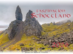 Cover-Bild zum Titel 'Faszination Schottland Kalender 2026' von 'Susanne Pommer, Frank Pommer'