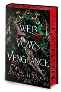 Cover-Bild zum Titel 'Web of Vows and Vengeance' von 'Aria Ashbrook'