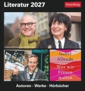 Cover-Bild zum Titel 'Literatur Tagesabreißkalender 2027 - Kulturkalender - Autoren, Werke, Hörbücher' von 'Brigitte Lotz, Dirk Michel'