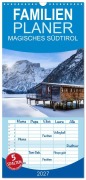 Cover-Bild zum Titel 'Familienplaner 2027 - MAGISCHES SÜDTIROL mit 5 Spalten (Wandkalender, 21 x 45 cm) CALVENDO' von 'Melanie Viola'