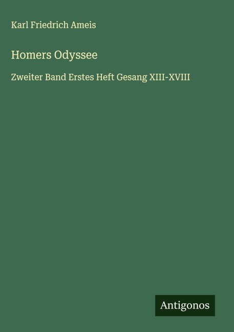 Homers Odyssee - Karl Friedrich Ameis