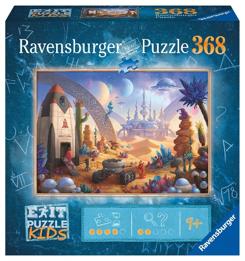 Ravensburger EXIT Puzzle Kids 13266 - Die Weltraummission - 368 Teile Puzzle für Kinder ab 9 Jahren - 