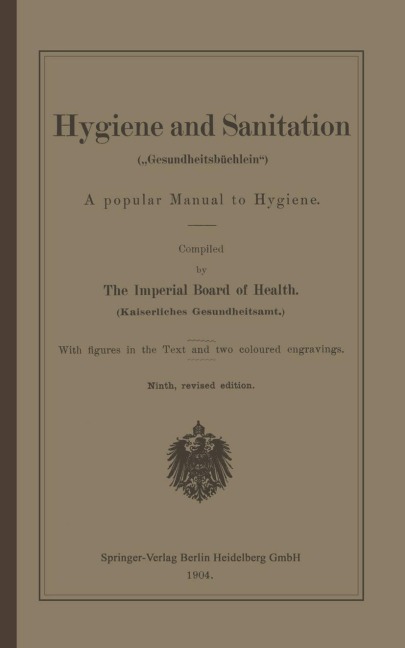 Hygiene and Sanitation ("Gesundheitsbüchlein") - 