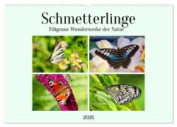 Schmetterlinge - Filigrane Wunderwerke der Natur (Wandkalender 2026 DIN A2 quer), CALVENDO Monatskalender - Claudia Kleemann