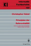 Cover-Bild zum Titel 'Prinzipien der Referentialität' von 'Christopher Habel'