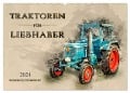 Traktoren für Liebhaber (Wandkalender 2024 DIN A2 quer), CALVENDO Monatskalender - Peter Roder