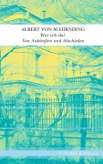 Cover-Bild zum Titel 'War ich da?' von 'Albert Schirnding'