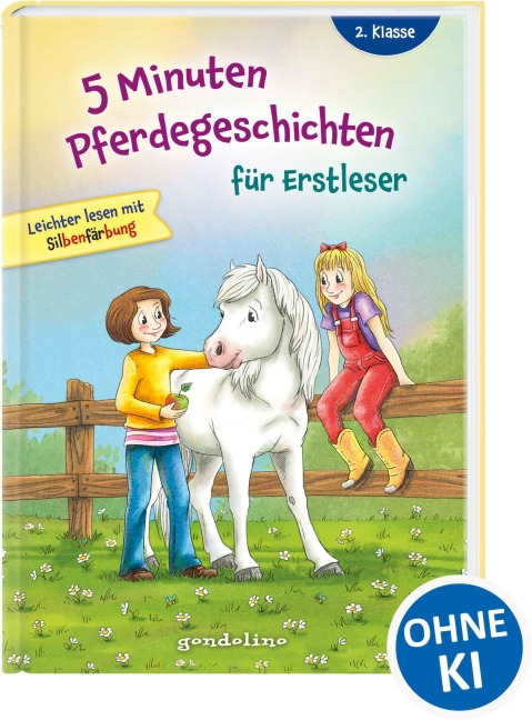 5 Minuten Pferdegeschichten für Erstleser, 2. Klasse - Leichter lesen mit Silbenfärbung - 
