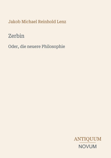 Zerbin - Jakob Michael Reinhold Lenz