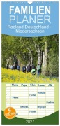 Cover-Bild zum Titel 'Familienplaner 2027 - Radland Deutschland - Niedersachsen mit 5 Spalten (Wandkalender, 21 x 45 cm) CALVENDO' von 'Hans Zaglitsch'