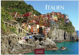 Cover-Bild zum Titel 'Italien Kalender 2027 - Wandkalender | Fotokalender Italien 24x35 cm mit 12 traumhaften Motiven der Reisedestination Italien' von 'H. W. Schawe'
