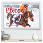 Cover-Bild zum Titel 'Pferde-Rennen auf Schnee und im Wasser (hochwertiger Premium Wandkalender 2026 DIN A2 quer), Kunstdruck in Hochglanz' von 'Max Watzinger - traumbild'