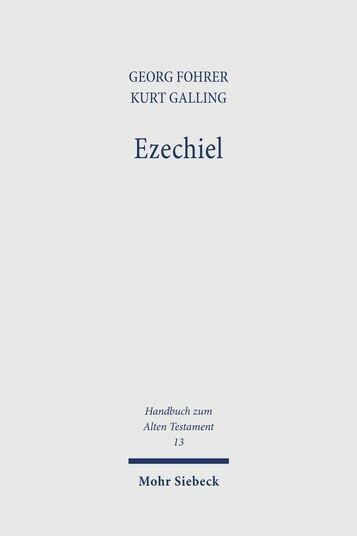 Ezechiel - Georg Fohrer, Kurt Galling