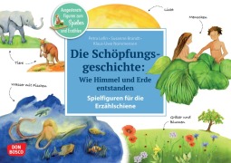 Cover-Bild zum Titel 'Die Schöpfungsgeschichte. Wie Himmel und Erde entstanden. Erzählschienen-Figurenset' von 'Susanne Brandt, Klaus-Uwe Nommensen'