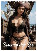 Cover-Bild zum Titel 'Sirenen der See (Wandkalender 2026 DIN A2 hoch), CALVENDO Monatskalender' von 'Ally Bee'