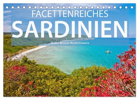 Facettenreiches Sardinien (Tischkalender 2025 DIN A5 quer), CALVENDO Monatskalender - Hanna Wagner