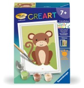 Cover-Bild zum Titel 'CreArt, Malen nach Zahlen Kinder - Kleiner Affe' von ''