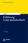 Cover-Bild zum Titel 'Einführung in das deutsche Recht' von 'Gerhard Robbers'
