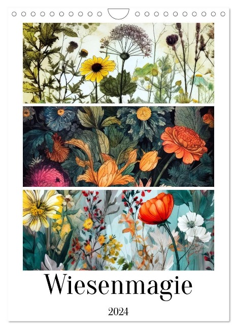 Wiesenmagie (Wandkalender 2024 DIN A4 hoch), CALVENDO Monatskalender - Justyna Jaszke JBJart