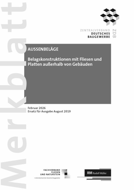 Merkblatt Außenbeläge: 26-02 (PDF) - 