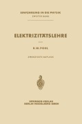 Cover-Bild zum Titel 'Elektrizitätslehre' von 'Robert Wichard Pohl'