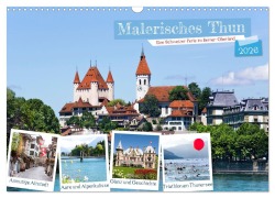 Cover-Bild zum Titel 'Malerisches Thun (Wandkalender 2026 DIN A3 quer), CALVENDO Monatskalender' von 'Tatjana Balzer'