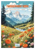 Fantasievolle Idylle (Wandkalender 2024 DIN A4 hoch), CALVENDO Monatskalender - Julia Roder