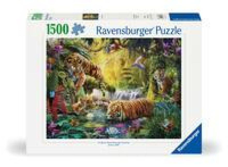 Erwachsenenpuzzle 1500 Teile - Idylle am Wasserloch - 
